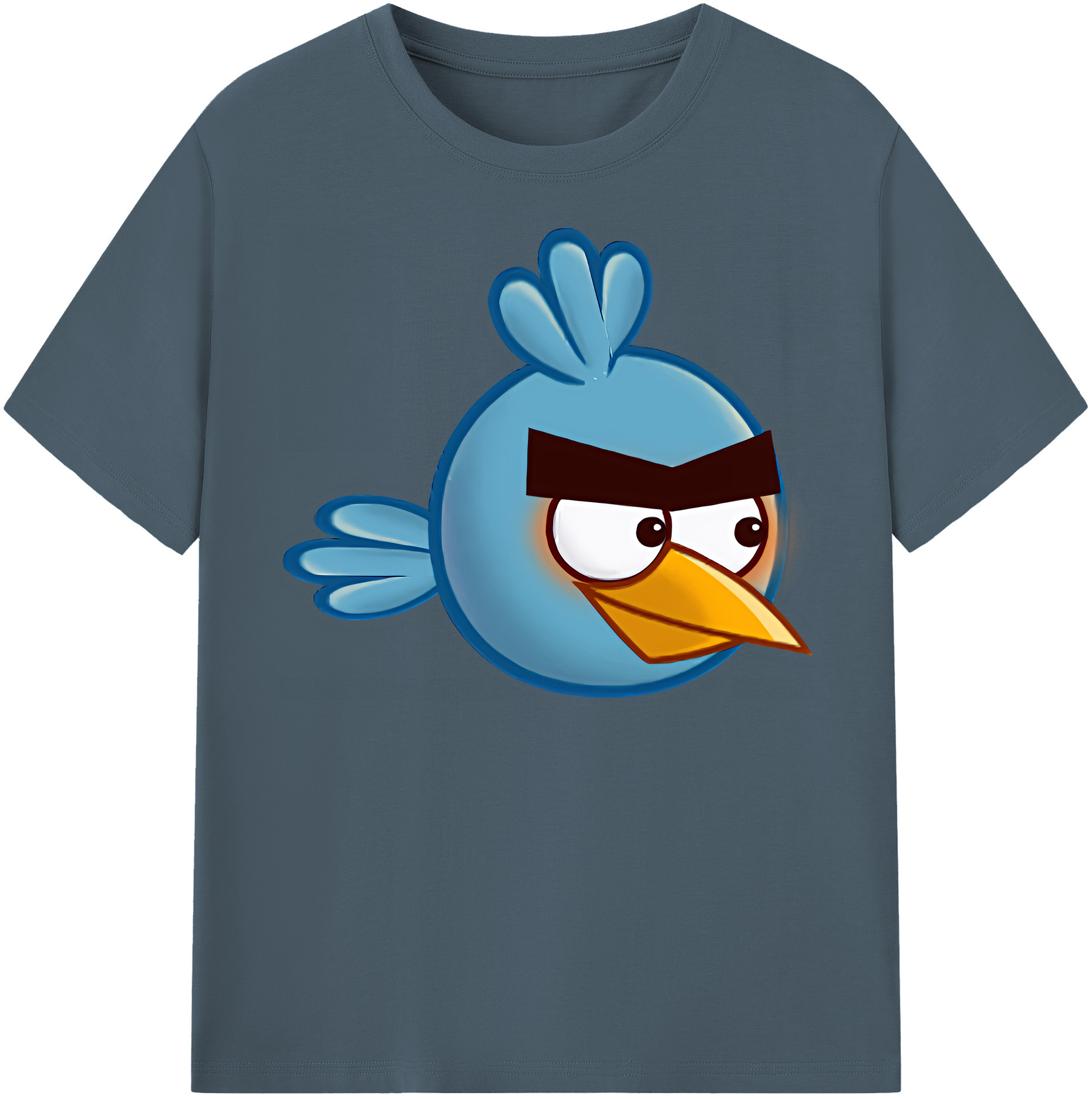 （画像用） Angry Birds アングリーバード 綿100％半袖Tシャツ（フロントプリント）